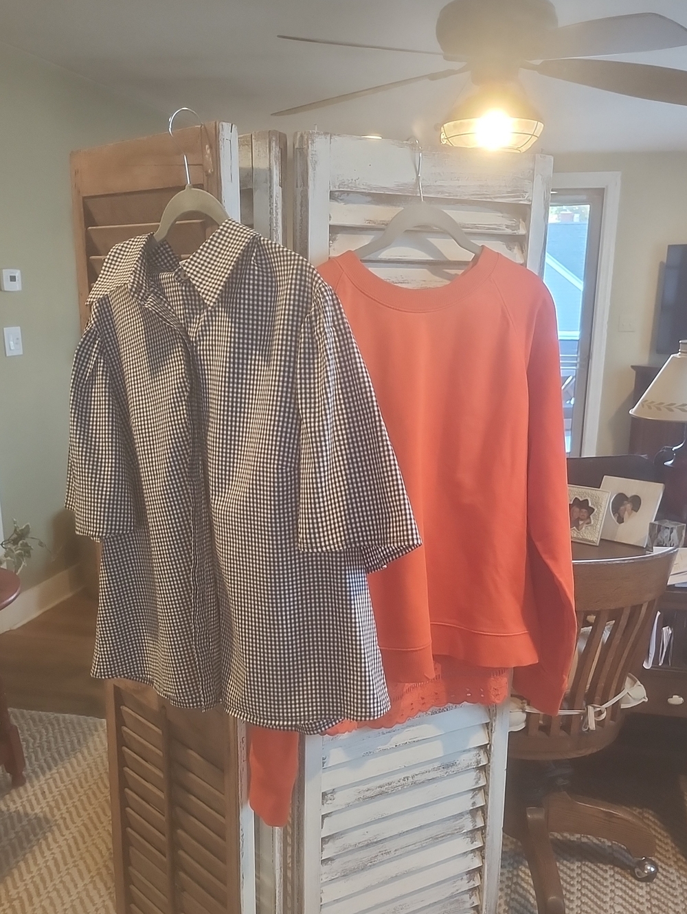J. Crew Orange Crewneck Sweatshirt